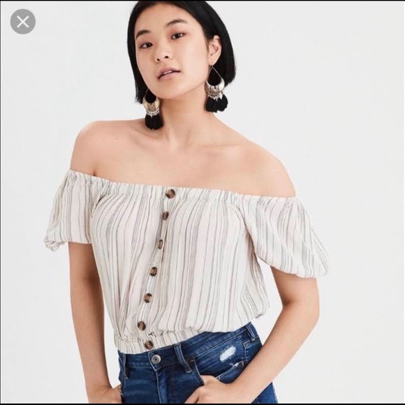 American Eagle Off The Shoulder Top - Picture 1 of 2